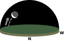 waning crescent moon